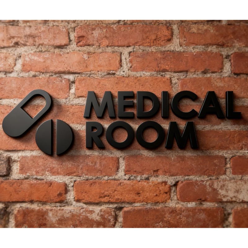 Panneau de porte médical en ac - Health Wellness Office avis et prix