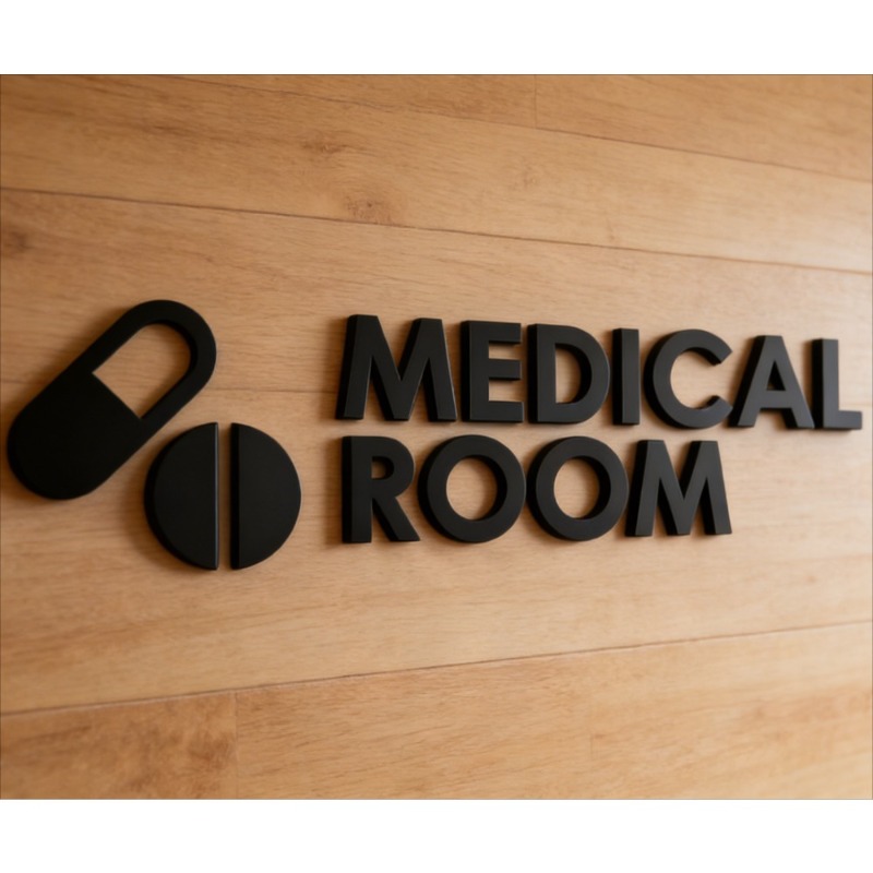 Panneau de porte médical en ac - Health Wellness Office avis et prix