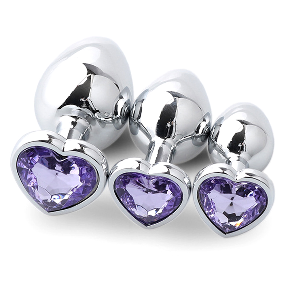 3 pièces de plugs anaux en mét - Health Wellness & Nutrition Center Llc avis et prix
